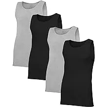 Fruit of The Loom 4-Pk. Premium A-Shirts, Medium , Black