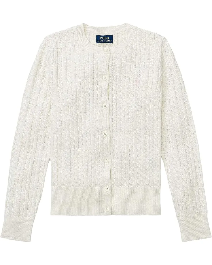 Mini-Cable Cotton Cardigan