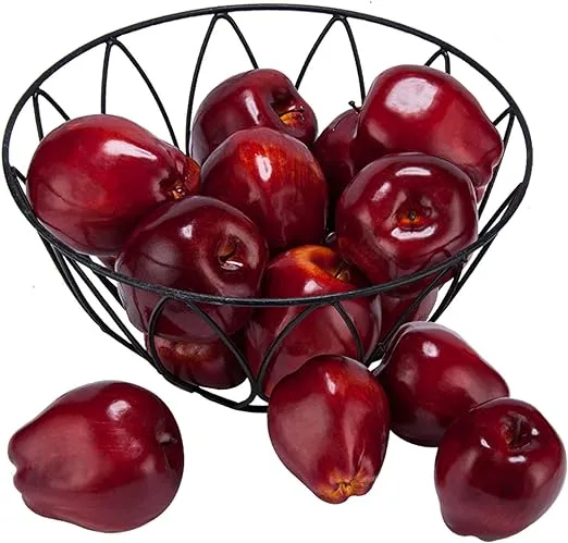 Toopify 16PCS Artificial Red Apples