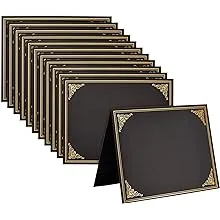 12-Pack Award Certificate Holders - Bulk Certificate Holders for Graduation, Diploma, Employee Appreciation, Certifications (fits 8.5x11)