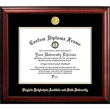 Campus Images Va999ged Virginia Tech Gold Embossed Diploma Frame