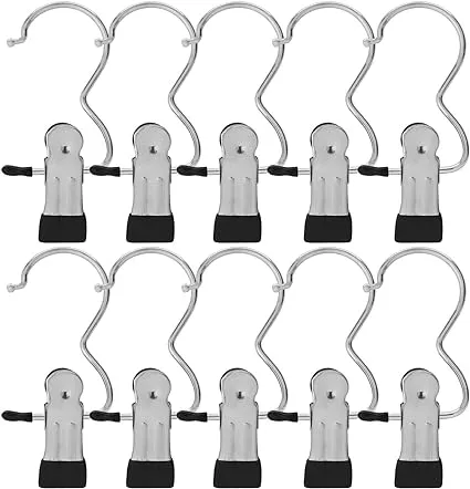 BEWISHOME 20 PCS Laundry Hook Boot Hanging Hold Clips 20 Pcs 