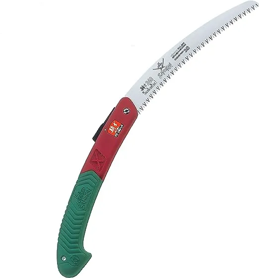 Samurai Kisi FC-240-LH / 9 1/2 inch (24cm) Folding Curved Blade Saw Made in Japan