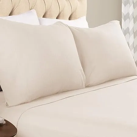 Superior Flannel Cotton Solid Pillowcase Set