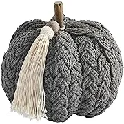 Braided Rope Pumpkin - Cream