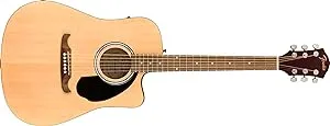 Fender FA-125CE Dreadnought Acoustic Guitar, Natural