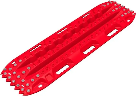 ActionTrax Traction Boards Overlanding Gear Rescue with Metal Teeth, Olive Drab