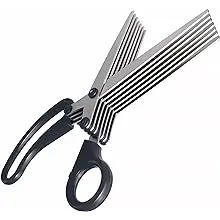 Sun-Star - 7-Blade Shredder Scissors - 200 mm - Black