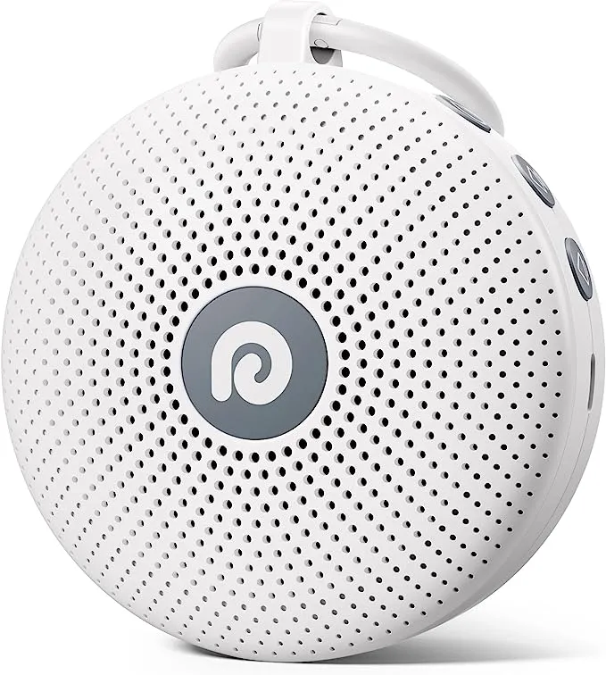 Dreamegg White Noise Machine - Portable Sound Machine for Baby Adult, Features Powerful Battery, 21 Soothing Sound, Noise Canceling for Office & Sleeping, Sound Therapy for Home, Travel, Registry Gift