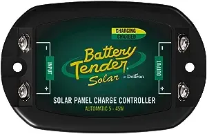 Battery Tender 5-45 Watt Automatic Solar Charge Controller with LED Indicator, Short Circuit and Reverse Polarity Protected