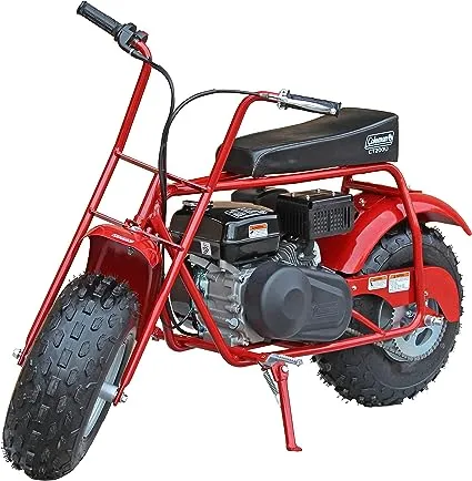 Coleman Powersports CT200U Gas Powered Trail Mini-Bike | 196cc/6.5HP | Red