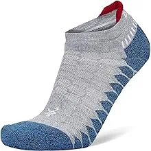 Balega Silver No Show Performance Running Socks - Midgray/Denim