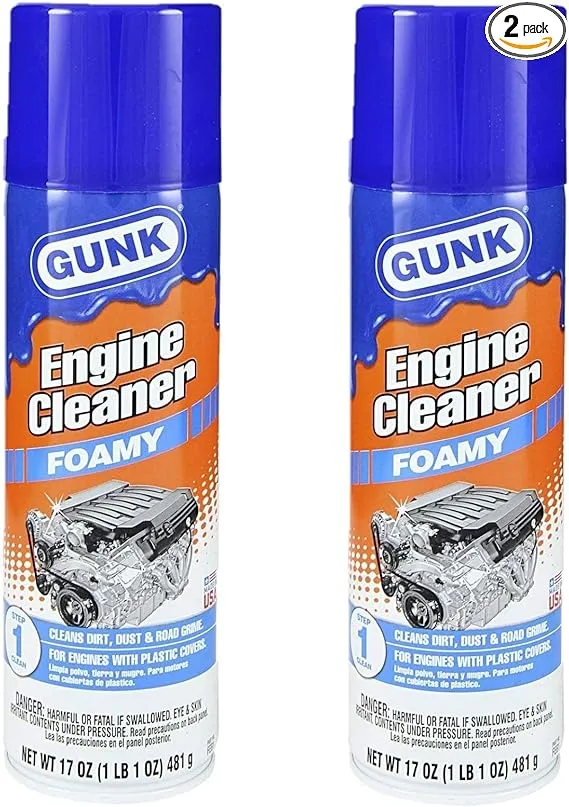 Gunk FEB1 Foamy Engine Brite Engine Cleaner - 17oz. 2 Pack