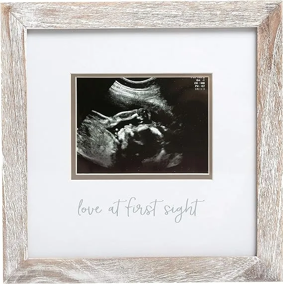 Sonogram Frame By Pearhead &#034;Love At First Sight&#034; - 4&#034; x 3&#034; Photo - Newborn Baby