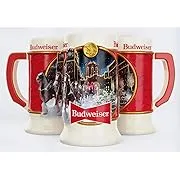 Budweiser 2020 Clydesdale Holiday Stein - Brewery Lights - 41st Edition - Ceramic Beer Mug - Christmas Gifts for Men, Father, Husband