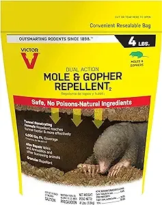 Victor Mole & Gopher Repellent, 4-Lbs.