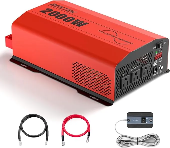 Bestek 2000 Watt Pure Sine Wave Power Inverter