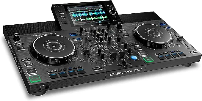 Denon DJ SC LIVE 2 - Standalone DJ Controller, 2-Channel Mixer, Amazon Music Unlimited Streaming, Wi-Fi, Speakers, Serato DJ & Virtual DJ Compatible