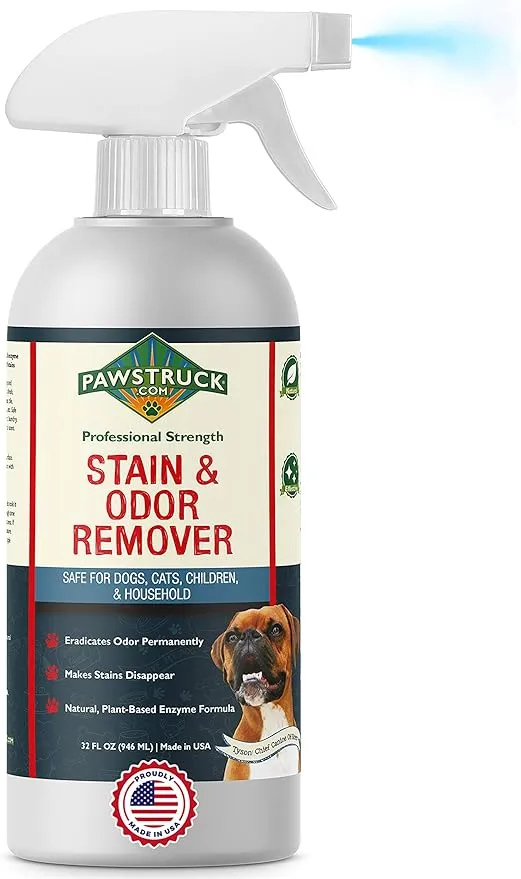 Natural Plant-Based Stain &amp; Odor Remover for Dogs &amp; Cat (32oz)