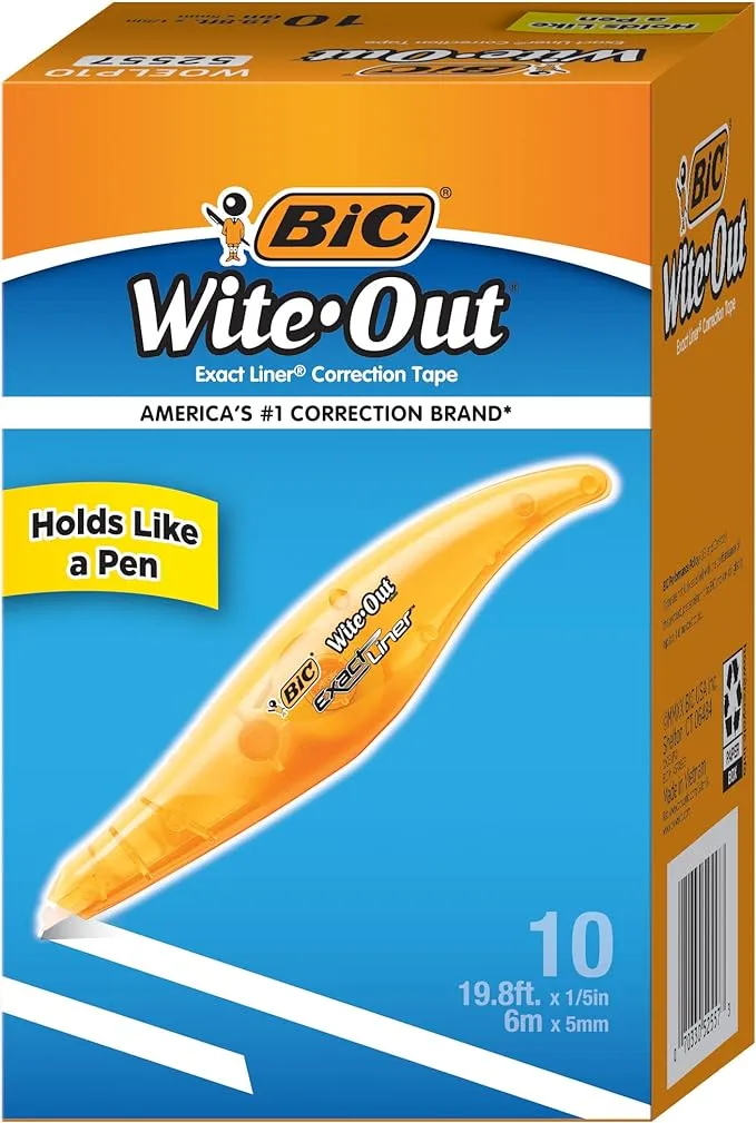 BIC Exact Liner Wite-Out Correction Tape