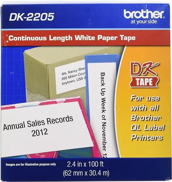 Brother Continuous Paper Label Tape