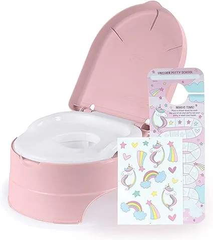 Summer My Fun Potty Rewards (Pink) - 3-Stage Potty Training Toilet – Includes ...