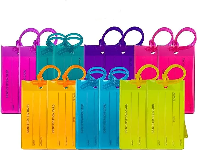 TravelMore Luggage Tags 14 Pack