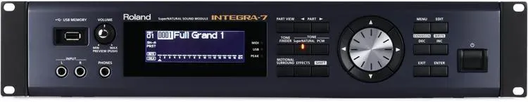 Roland INTEGRA-7 SuperNATURAL Sound Module Multicolor Black All of Roland Sounds