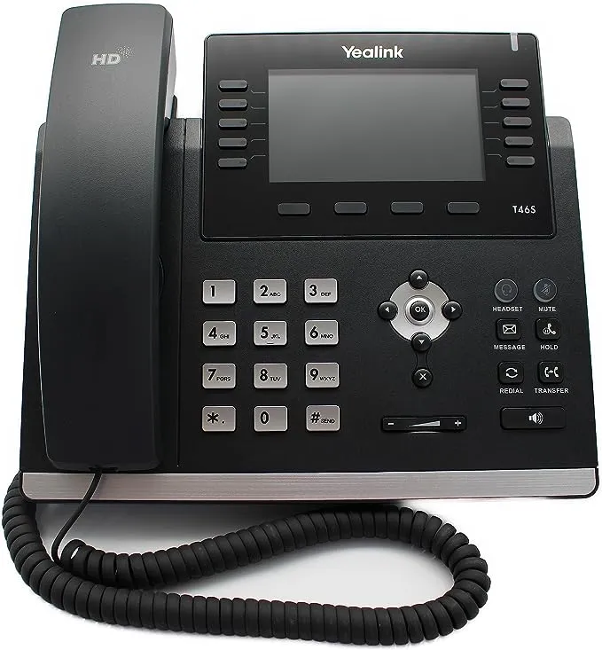 Yealink SIP-T46S IP Phone (Power Supply Not Included) (Renewed)