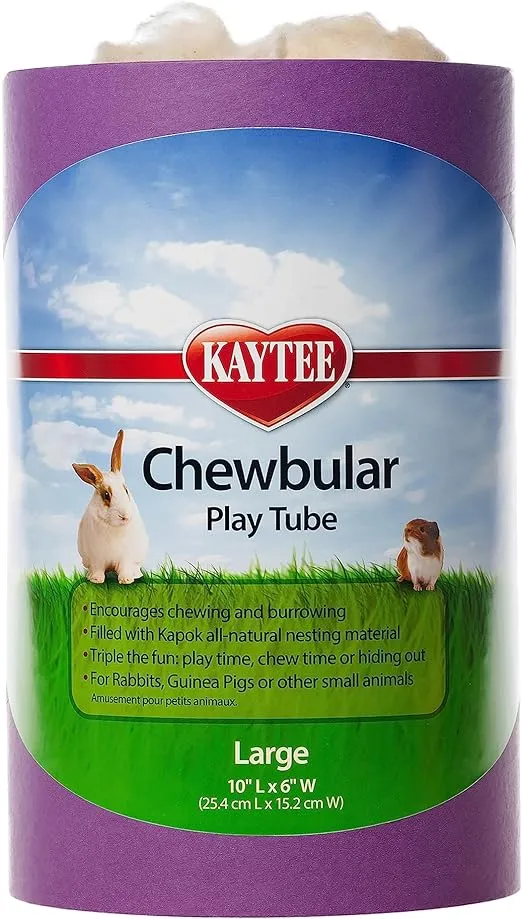 Kaytee Chewbular Play Tube with Kapok - Small Pets - Large