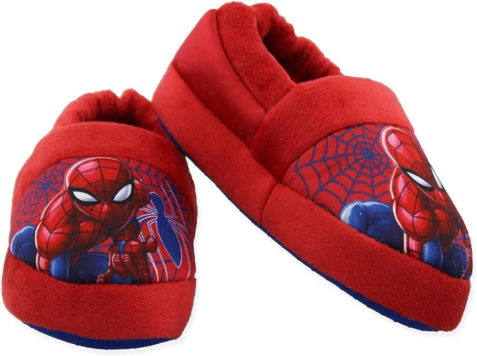 Marvel Spider-Man Toddler Boys Plush Aline Slippers Spf250, Men's, Size: Medium, Red