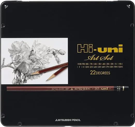 Uni Hi-uni Graphite Pencil Set