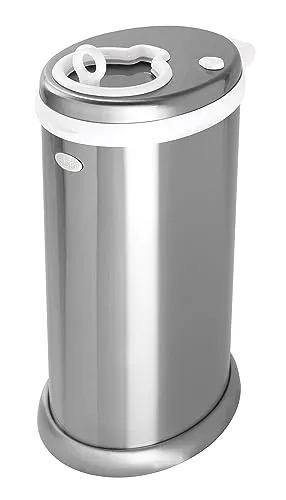 Ubbi Steel Diaper Pail Marble