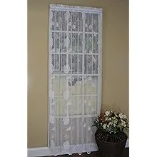 Curtain Chic Seashells Lace Panel 63-Inch White