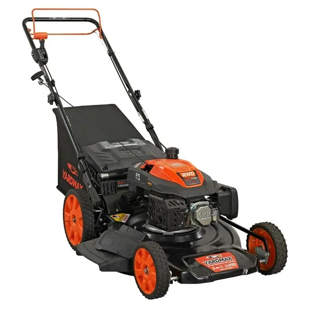 YARDMAX 22 in. 201 CC Select Pace 6 Speed CVT High Wheel RWD 3-in-1 Gas