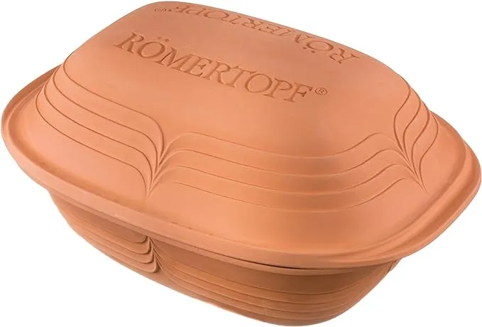 Römertopf Clay Roaster | Modern Look | Non-Stick Up to 6 People - 5.2 qt 