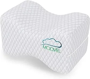 Modvel Orthopedic Knee Pillow | Memory Foam Cushion for Hip, Sciatica & Lower ...