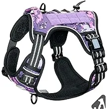 Auroth Tactical Dog Harness for Small Medium Large Dogs No Pull Adjustable S