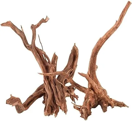 Tfwadmx Natural Driftwood for Aquarium, Reptile Branches Terrarium Wood Aquarium Trunk Driftwood Tree Fish Tank Log Decoration 2 Pcs