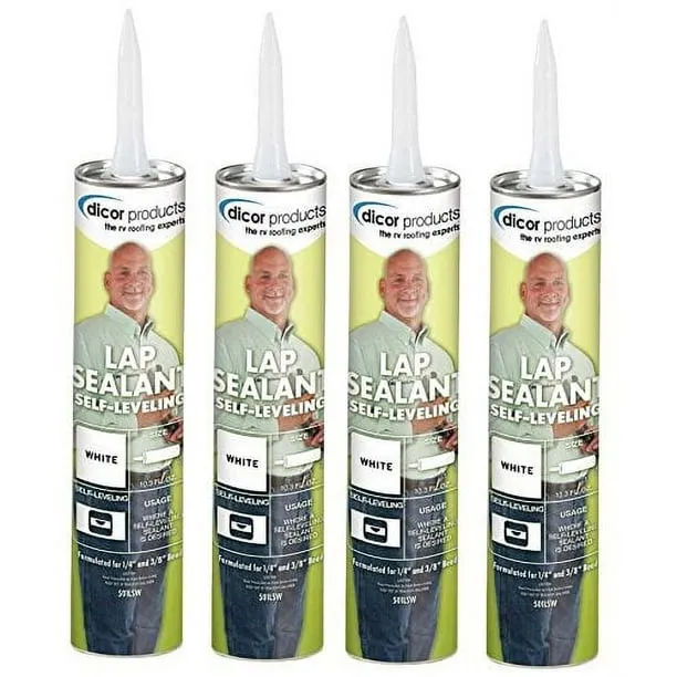 501LSW-1 Self-Leveling Lap Sealant, 4 Pack