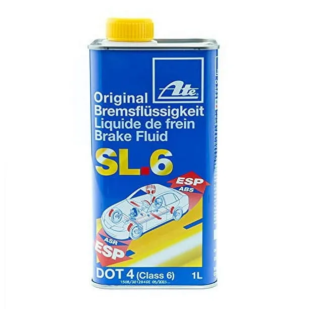 ATE 706402 ATE SL.6 DOT 4 ISO-Class 6 Brake Fluid 706402 for Electronic Braking