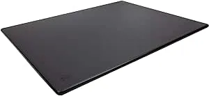 Thirteen Chefs Commercial Plastic Cutting Board, NSF, HDPP High Density Poly Black 24 x 18 x 0.5 inch