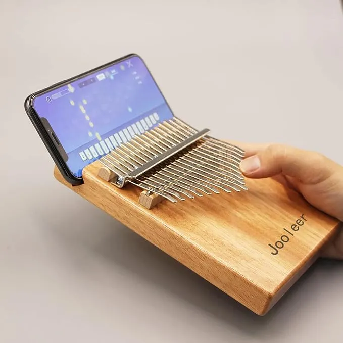 17 Keys Kalimba With App Thumb Piano Portable For Adults &amp; Kids Okoume Mbira ...