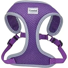 Coastal Pet Reflective Adjustable Dog Harness Purple 5/8 Inch X 23 Inch