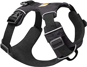 Ruffwear, Front Range Dog Harness, Reflective and Padded Harness for Training and Everyday, Twilight Gray, Small