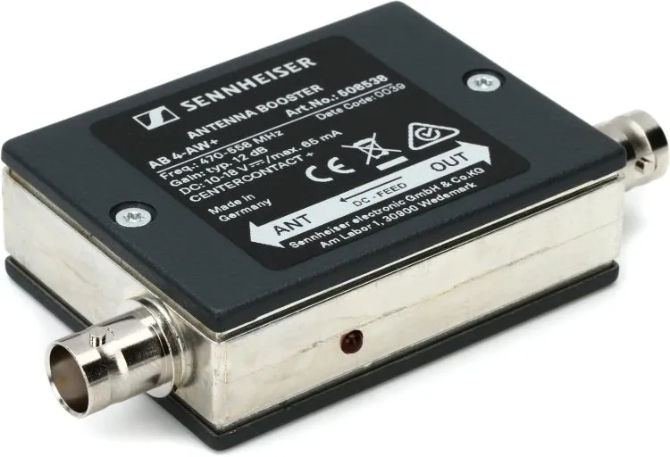 Sennheiser AB 4-AW+ Inline Antenna Booster (470-558 MHz)