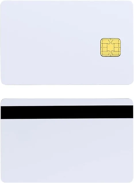 3 Pack J2A040 Chip Java JCOP Cards Unfused CAETOUNG JCOP21-40K Smart Card with 2 Track 8.4mm HICO Magnetic Stripe