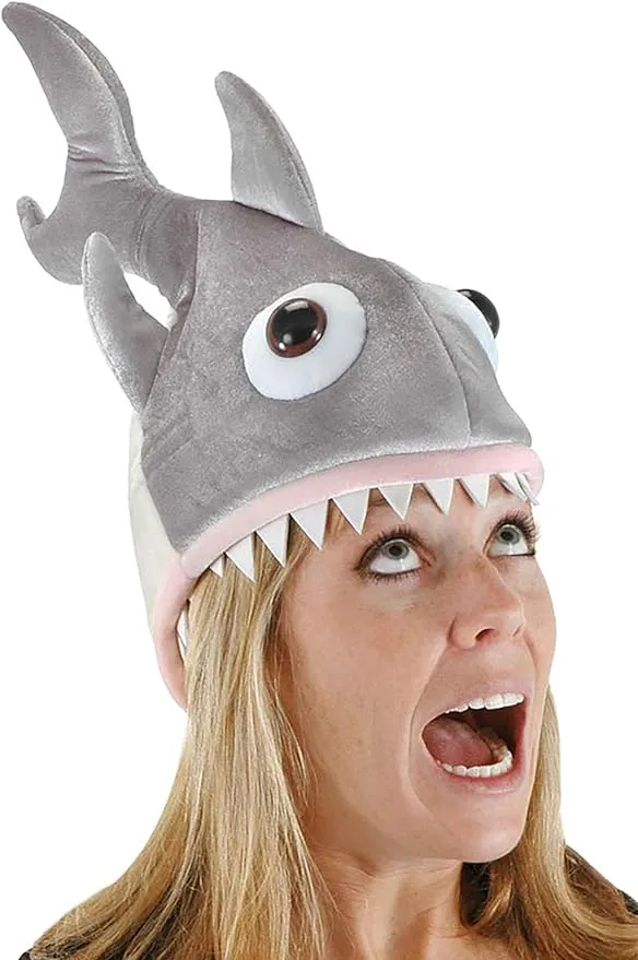 Shark Man Eater Plush Hat