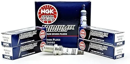 NGK # 6418 Iridium Spark Plugs BKR6EIX - 4 PCS