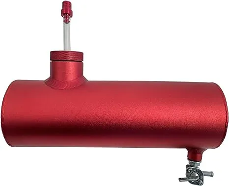 Red Gas Tank Aluminum Cylinder 10&#034; For Coleman Powersports CT200U BT200X CT20...